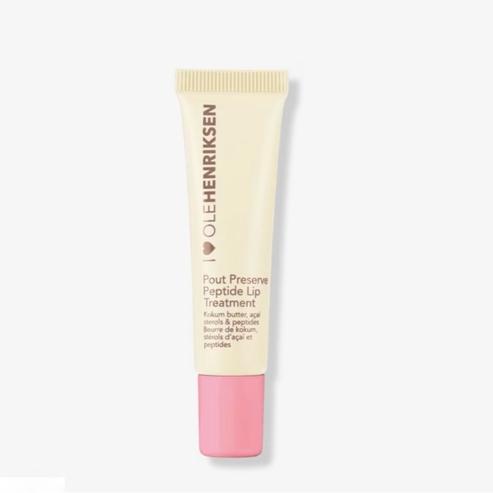 OleHendriksen Pout Preserve Hydrating Peptide Lip Treatment Vanilla Bonbon NEW